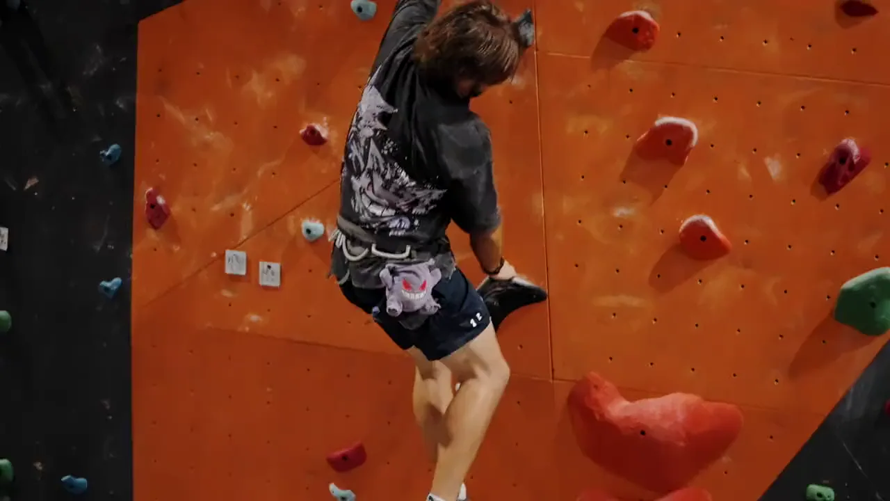 Indoor climbing walls at Fort Rock in Fort Myers