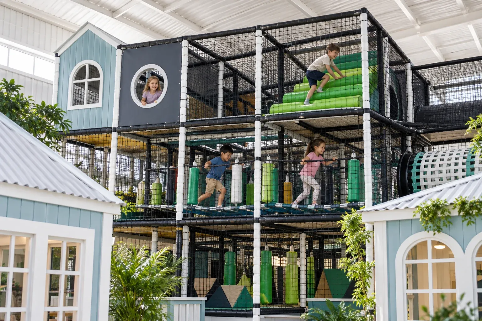 The Fort Rock Adventures indoor play village