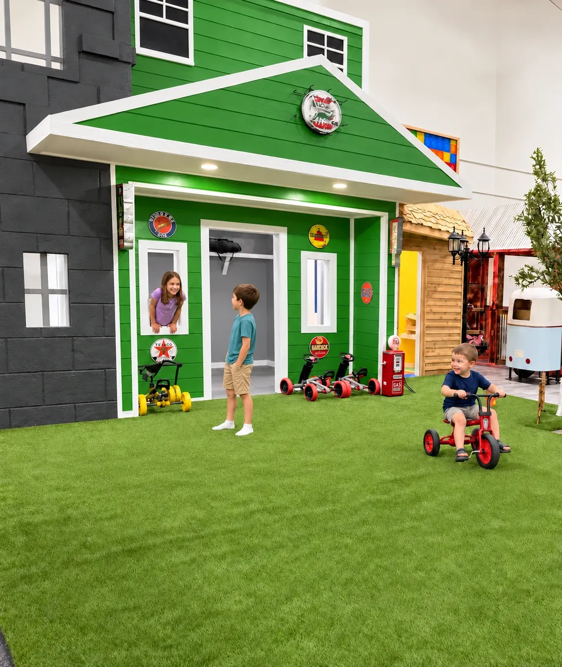 The Fort Rock Adventures indoor play village
